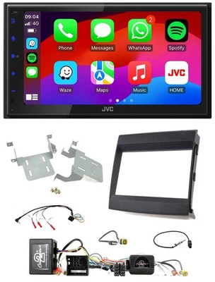 JVC Bluetooth USB Lenkrad 2DIN DAB Autoradio für Porsche Cayenne MOST-Soundsyste - Bild 1 von 4