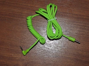 Genuine Coiled Audio Cable for Beats by Dre MIXR Studio Headphones - GREEN - Picture 1 of 1