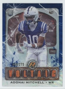 2024 Topps Resurgence Voltaic Navy Surge Adonai Mitchell Rookie /275 #V-15 C75 - Picture 1 of 2