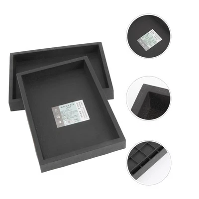 2Pcs Flowerpot Trays Rectangular Water Plate Flowerpot Holders Bonsai Bases - Image 1 of 4