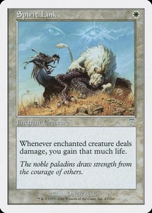 4x Spirit Link - MP - 7th Edition - SPARROW MAGIC - mtg - Picture 1 of 1