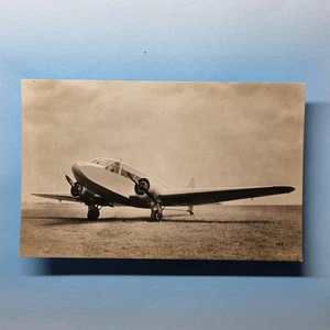 WW2 Aircraft Postcard C1940 Real Photo R.A.F Oxford Airspeed Prototype - Picture 1 of 2