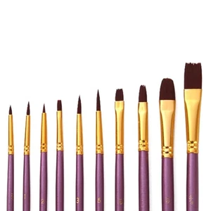 10 Stück Malstift Set Aquarell Pinsel Ölmalerei Zubehör - Bild 1 von 11