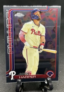 2025 Topps Chrome #150 Bryce Harper - Philadelphia Phillies - Picture 1 of 2