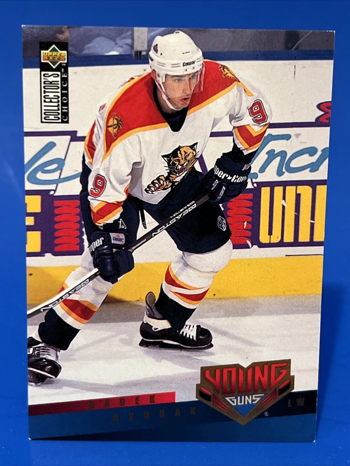 1995-96 Upper Deck CC Radek Dvorak Young Guns Rookie Card #398 - Image 1 of 2