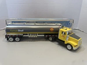 1998 SHELL 6th IN A SERIES FORMULA SHELL TANKER CHROME EDITION MINT - Picture 1 of 17