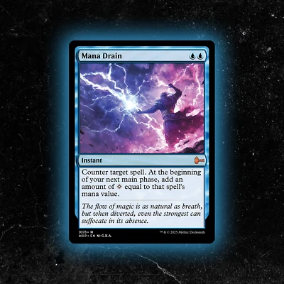 Mana Drain - Custom Magic: The Gathering Card - High-Quality - Image 1 of 4