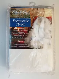Charles Craft Evenweave Throw 16 pezzi 32"X44" 100% cotone 35 blocchi - NUOVO - Foto 1 di 1
