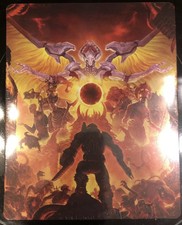 Doom Eternal Steelbook Case NO DISC Xbox One S X PS4 PC Sealed PlayStation