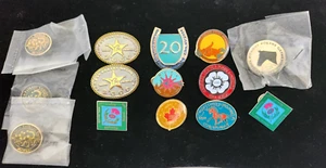 Lot of 11 Elko Cowboy Poetry Gathering Lapel Pins '97-'00, '02, '04-'06 and '09 - Picture 1 of 15