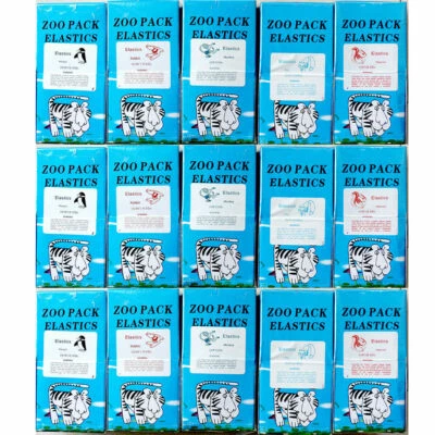 BOMAOER Dental Ortho Elastics Latex Braces Orthodontic Rubber Bands 5000Pcs/kit 15Sizes