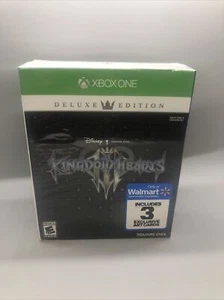 Kingdom Hearts III 3 Deluxe Edition New Sealed XBO Xbox One +Walmart Art Cards🟦 - Picture 1 of 6