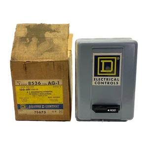 Nuevo en caja Square D 120-110VAC 1PH 1 polo CA arranque magnético 8536 AG-1 - Imagen 1 de 6