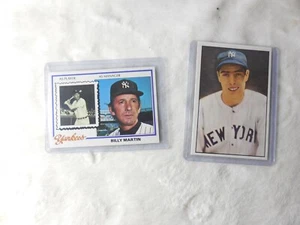 2 NEW YORK YANKEES BILLY MARTIN & DIAMOND CLASSICS JOE DIMAGGIO - Bild 1 von 10