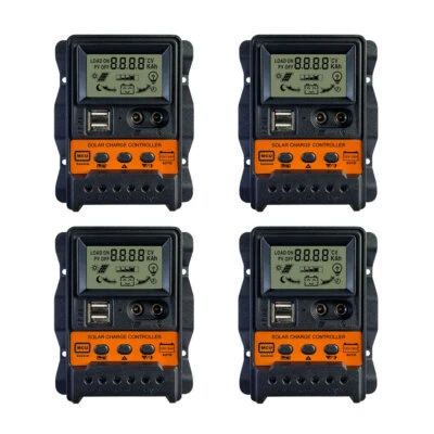 Regolatore di carica solare 12/24V 10A 20A 30A PMW pannello regolatore batteria dual-USB - Immagine 1 di 4