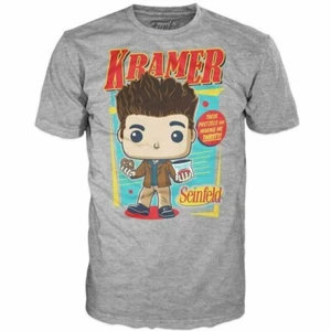 Seinfeld Kramer Thirsty Pretzels Comedy TV Funko Pop T-Shirt Adult Size 3XL - Imagen 1 de 1