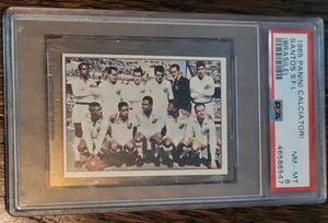 PELE 1965 Panini Calciatori SANTOS TEAM 🇧🇷 PSA 8 Pelé PoP 8/0 - Picture 1 of 2