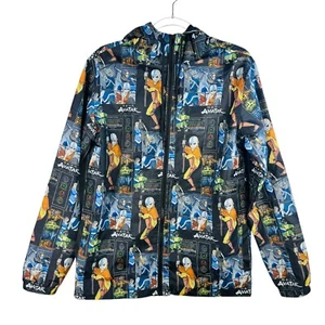 Nickelodeon Avatar The Last Airbender Windbreaker Jacket Full All Over Print S - Picture 1 of 10