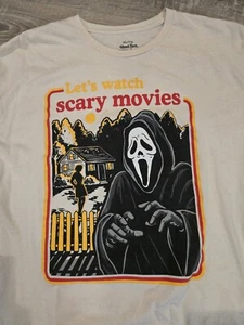 Scream Ghostface Let's Watch Scary Movies Horror T-Shirt New X Large - Bild 1 von 5