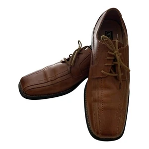 Stacy Adams Herren Elegant Schuhe 8,5 M Braun Leder Schnürschuhe Oxford Eckige Zehe - Bild 1 von 17