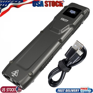 1Pack EDC27 3000 Lumens Every Day Carry USB-C Rechargeable Flashlight Torch US