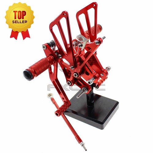 For GSXR 1000 K7 K8 20072008 CNC Front Rearsets Footrest Footpegs