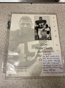 Ernie Heisman Memorial Dinner Programma Multifirmato Certificato JSA (J. Marrone) - Foto 1 di 9