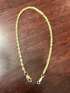 14K Yellow Gold Rope Chain Bracelet 8.5" 3.2Grams - Picture 1 of 5