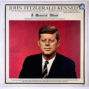 1963 John F Kennedy - A Memorial Album | MINT & SEALED! | Memorial Tribute 2099 - Picture 1 of 2