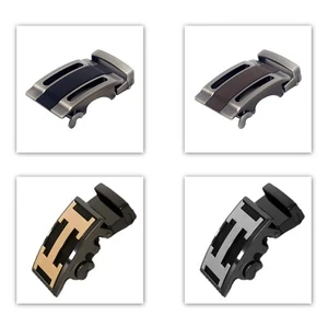 Hebilla de cinturón automática de trinquete QHA para hombre solo reemplazo para cinturones de 35 mm Q98A #23 - Imagen 1 de 56