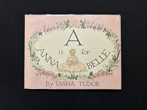 SIGNED w/ sketch Tasha Tudor A IS FOR ANNABELLE HCDJ - Imagen 1 de 10