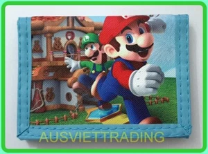 new Super Mario boys kids children cartoon Wallet tri-fold coin purse - Picture 1 of 7