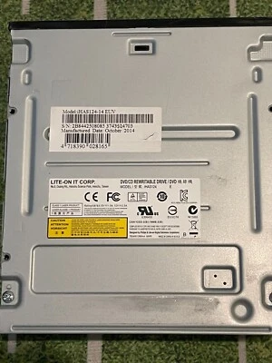 Lite-On 24X SATA Internal DVD+/-RW Drive Optical Drive IHAS124-14 - Image 1 of 3