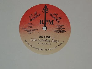 RPM as one (the wedding song) 12" RECORD - Picture 1 of 1
