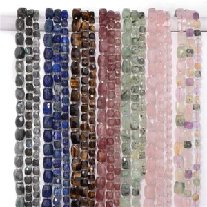 Cuentas sueltas de cristal mezclado citrinos amatistas facetadas naturales para hacer joyas - Imagen 1 de 52