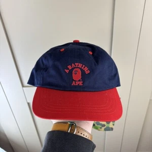 BAPE College Panel Cap (SS22) Navy / Red Made in Japan ¥9900 - Bild 1 von 12
