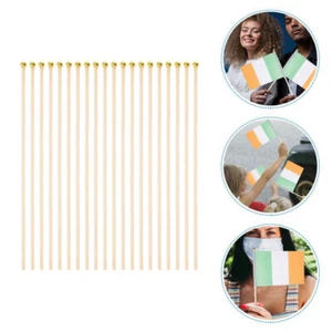 25 Pcs Fahnenmast Ersetzen Rote Flaggen Handgekurbelter Deko - Bild 1 von 12