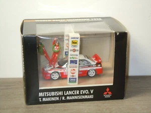 Mitsubishi Lancer Evo V T.Makinen / R.Mannisenmaki - Skid 1:43 in Box *48356 - Imagen 1 de 5