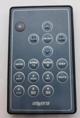 Original Dual Axxera AXM120 Remote Control - Image 1 of 3