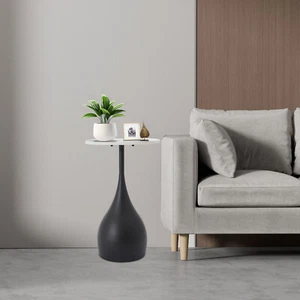 Sofa Side Table, Round Accent Table, Round End Table for Small Spaces - Picture 1 of 20