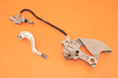 2005 05 WR450F WR450 OEM Rear Brake Caliper Bracket Master Cylinder Hose Lever - Image 1 of 4