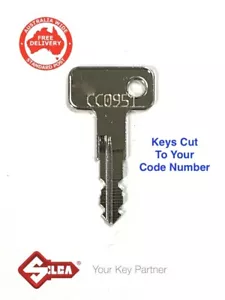 Suits Steelco Filing Cabinets CB CC CD Keys Cut to Code Number-Free Post In Aust - Picture 1 of 7