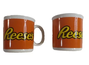 Reese's Peanut Butter Ceramic Mug 12oz Orange Coffee Tea Cup by Galerie - Picture 1 of 6