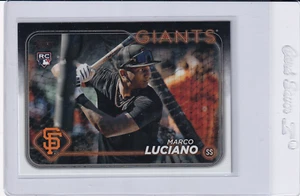 2024 Topps Series 1 Marco Luciano Golden Mirror Image Variation SSP - Picture 1 of 4