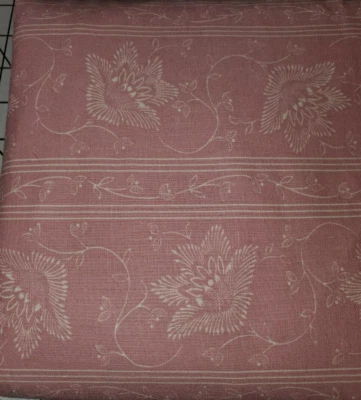 3 1/8 Yds Rose Colored Floral Design Quilt Sewing Fabric Jinny Beyer RJR Fabrics - Image 1 of 4