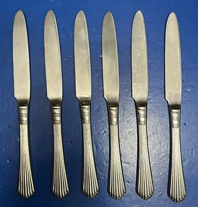 6 Cuchillos de Cena Retroneu Hermes Acero Inoxidable 18/8 Corea - Imagen 1 de 1