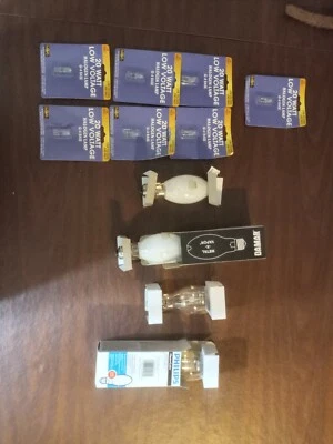 set of bulbs(damar metal x vapor 4000k, Phillips ED17, 20w 12v g4 base) - Image 1 of 4