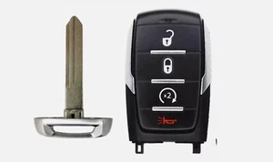OEM MOPAR 2019 24 RAM 1500 REMOTE SMART KEY FOB W/ BLADE OHT-4882056  68584153AA - Picture 1 of 5