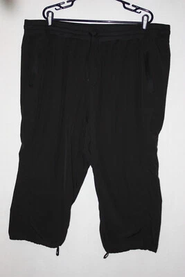 Calça de moletom Reebok RBX tamanho 3X com cordão preta leve gravata no tornozelo - Imagem 1 de 4