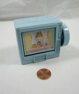 Playskool Dollhouse Television Tv For Living Room 3 Channels Flips! Rare! - Picture 1 of 3